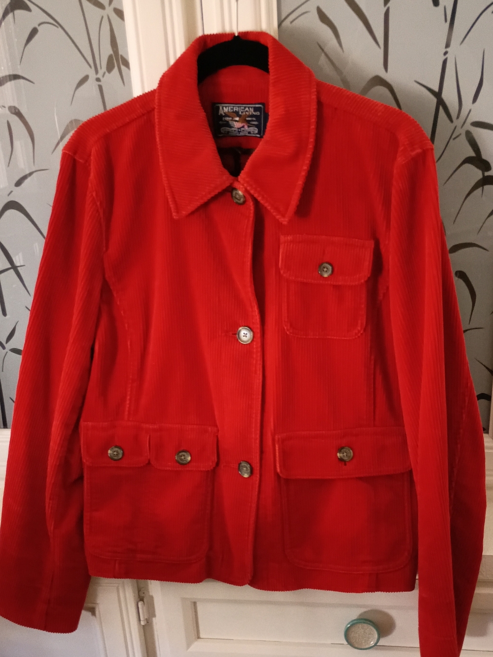American Living Rust Corduroy Jacket